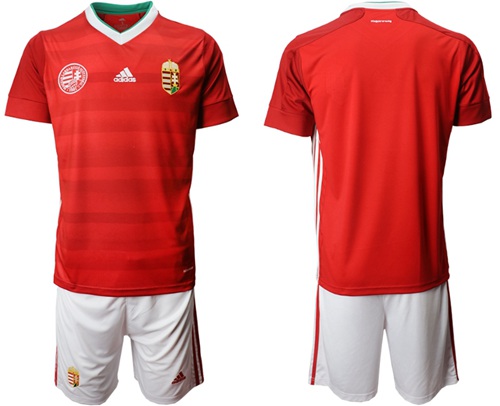 Hungary Blank Home Soccer Country Jersey