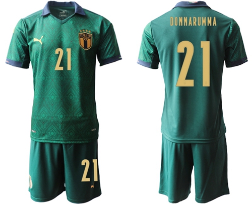 Italy #21 Donnarumma Third Soccer Country Jersey