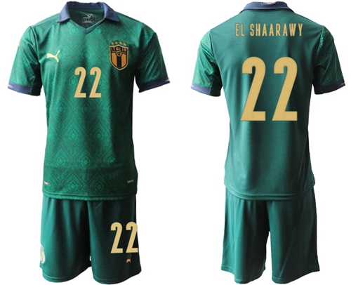 Italy #22 EL Shaarawy Third Soccer Country Jersey