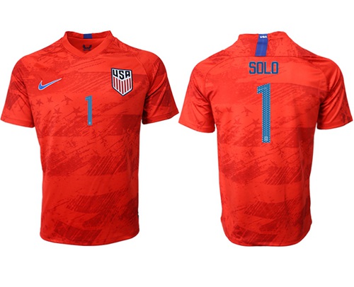 USA #1 Solo Away Soccer Country Jersey