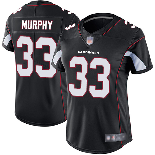 Nike Cardinals #41 Byron Murphy Black Alternate Women's Stitched NFL Vapor Untouchable Limited Jersey