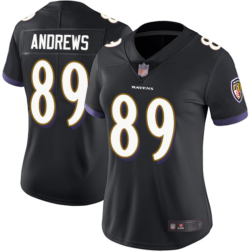 Ravens #89 Mark Andrews Black Alternate Women's Stitched Football Vapor Untouchable Limited Jersey Ravens #89 Mark Andrews Black Alternate Women's Stitched Football Vapor Untouchable Limited Jersey