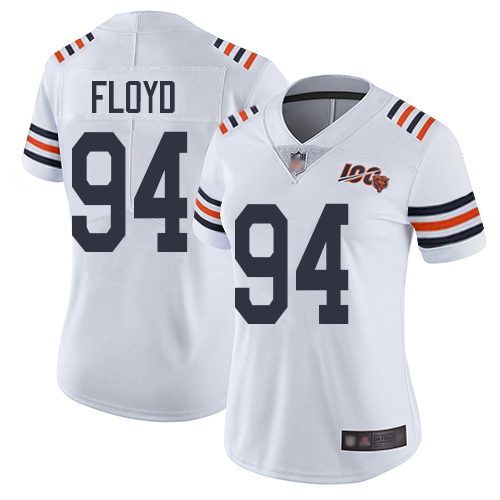 Bears #94 Leonard Floyd White Alternate Women's Stitched Football Vapor Untouchable Limited 100th Season Jersey Bears #94 Leonard Floyd White Alternate Women's Stitched Football Vapor Untouchable Limited 100th Season Jersey