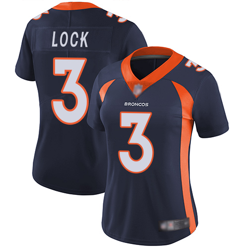 Nike Broncos #3 Drew Lock Blue Alternate Women's Stitched NFL Vapor Untouchable Limited Jersey Nike Broncos #3 Drew Lock Blue Alternate Women's Stitched NFL Vapor Untouchable Limited Jersey