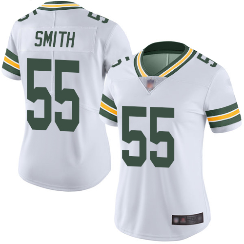 Packers #55 Za'Darius Smith White Women's Stitched Football Vapor Untouchable Limited Jersey