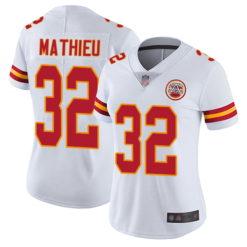 Nike Chiefs #32 Tyrann Mathieu White Women's Stitched NFL Vapor Untouchable Limited Jersey