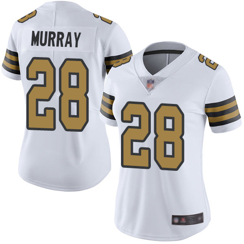 Nike Saints #28 Latavius Murray White Women's Stitched NFL Limited Rush Jersey Nike Saints #28 Latavius Murray White Women's Stitched NFL Limited Rush Jersey