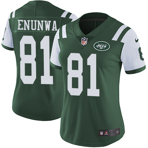 Nike Jets #81 Quincy Enunwa Green Team Color Women's Stitched NFL Vapor Untouchable Limited Jersey Nike Jets #81 Quincy Enunwa Green Team Color Women's Stitched NFL Vapor Untouchable Limited Jersey