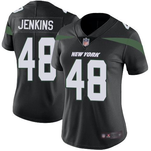 Nike Jets #48 Jordan Jenkins Black Alternate Women's Stitched NFL Vapor Untouchable Limited Jersey Nike Jets #48 Jordan Jenkins Black Alternate Women's Stitched NFL Vapor Untouchable Limited Jersey