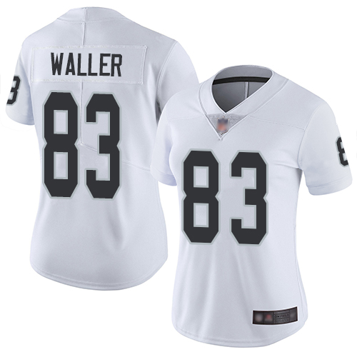 Nike Raiders #84 Antonio Brown White Women's Stitched NFL Limited Rush Jersey