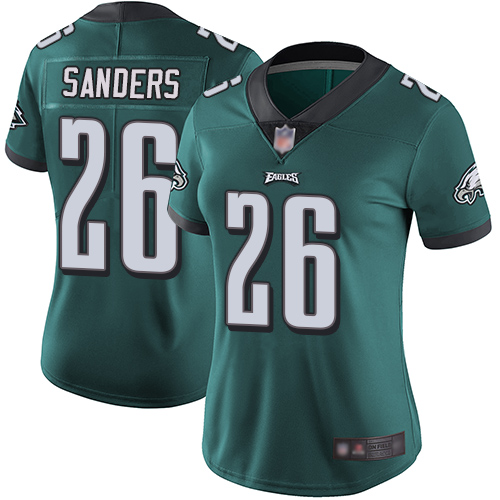 Eagles #26 Miles Sanders Midnight Green Team Color Women's Stitched Football Vapor Untouchable Limited Jersey Eagles #26 Miles Sanders Midnight Green Team Color Women's Stitched Football Vapor Untouchable Limited Jersey