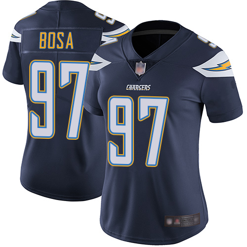 Chargers #97 Joey Bosa Navy Blue Team Color Women's Stitched Football Vapor Untouchable Limited Jersey