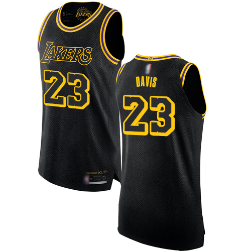 Lakers #23 Anthony Davis Black Women's Basketball Swingman City Edition Jersey