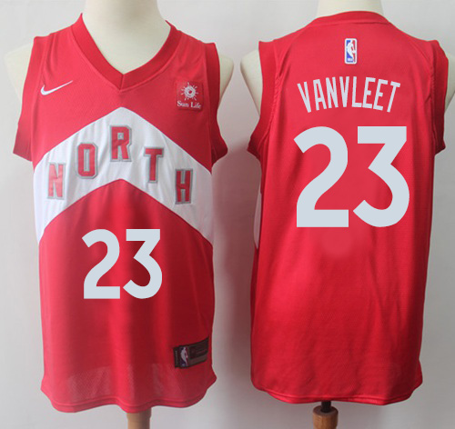 Raptors #23 Fred VanVleet Red Women's Basketball Swingman Earned Edition Jersey