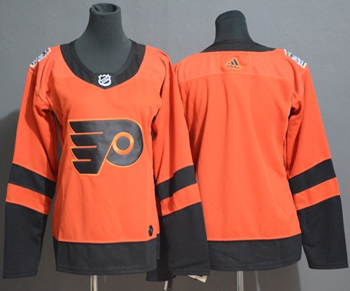 Adidas Flyers Blank Orange Authentic 2019 Stadium Series Women's Stitched NHL Jersey
