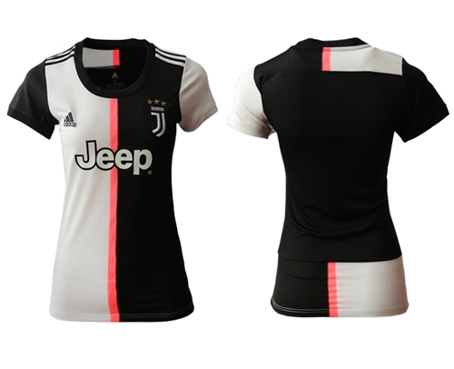 Women's Juventus Blank Home Soccer Club Jersey