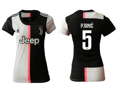 Women's Juventus #5 Pjanic Home Soccer Club Jersey