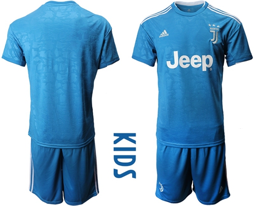 Juventus Blank Third Kid Soccer Club Jersey