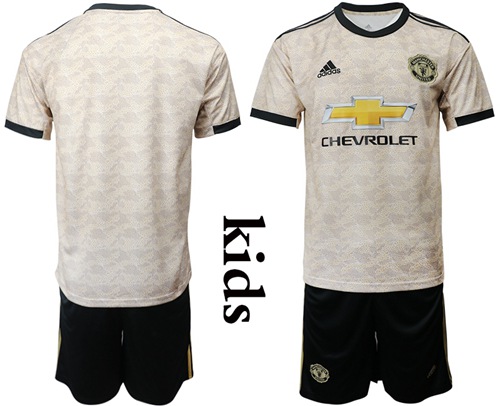 Manchester United Blank Away Kid Soccer Club Jersey