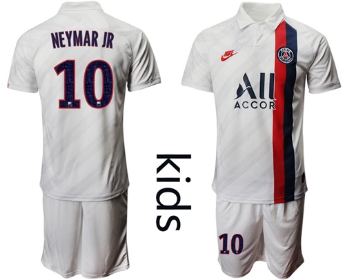 Paris Saint Germain #10 Neymar Jr Third Kid Soccer Club Jersey
