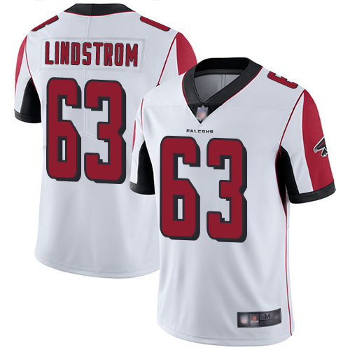 Nike Falcons #63 Chris Lindstrom White Youth Stitched NFL Vapor Untouchable Limited Jersey