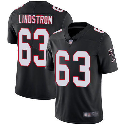 Nike Falcons #63 Chris Lindstrom Black Alternate Youth Stitched NFL Vapor Untouchable Limited Jersey