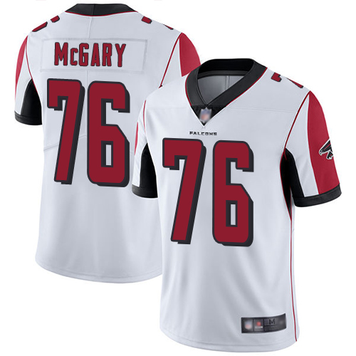 Nike Falcons #76 Kaleb McGary White Youth Stitched NFL Vapor Untouchable Limited Jersey