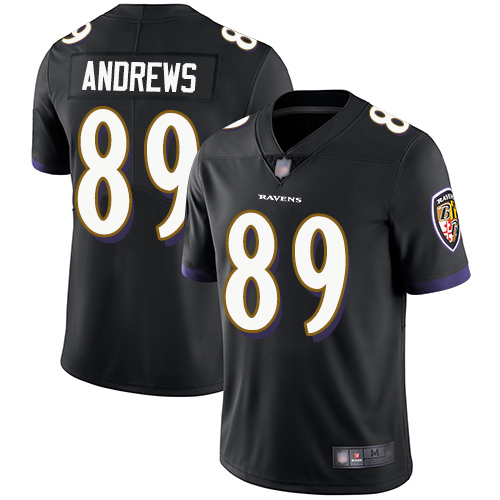 Ravens #89 Mark Andrews Black Alternate Youth Stitched Football Vapor Untouchable Limited Jersey