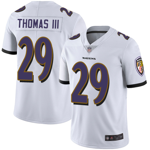 Nike Ravens #29 Earl Thomas III White Youth Stitched NFL Vapor Untouchable Limited Jersey