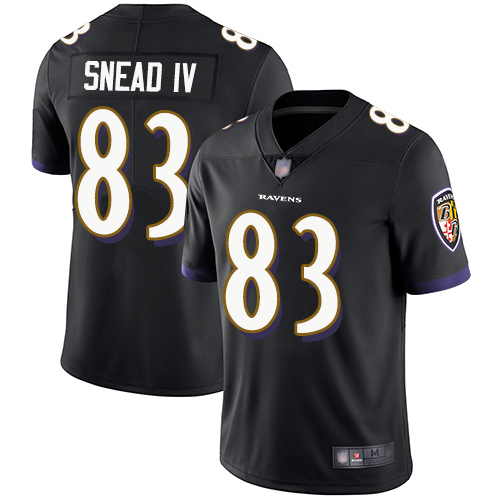 Ravens #83 Willie Snead IV Black Alternate Youth Stitched Football Vapor Untouchable Limited Jersey Ravens #83 Willie Snead IV Black Alternate Youth Stitched Football Vapor Untouchable Limited Jersey