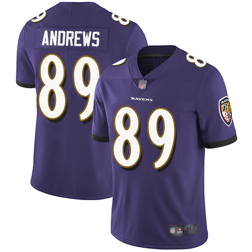 Ravens #89 Mark Andrews Purple Team Color Youth Stitched Football Vapor Untouchable Limited Jersey