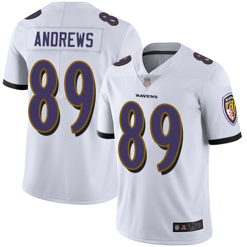Ravens #89 Mark Andrews White Youth Stitched Football Vapor Untouchable Limited Jersey