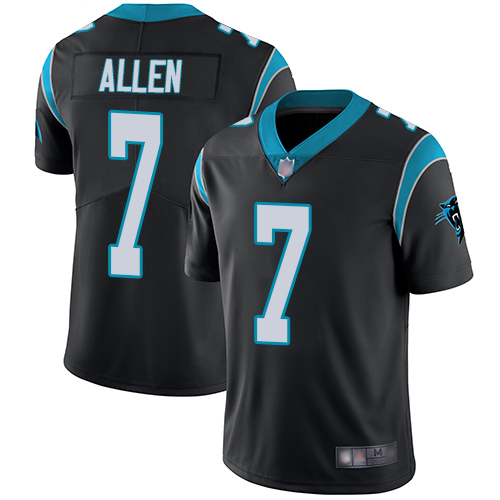 Panthers #7 Kyle Allen Black Team Color Youth Stitched Football Vapor Untouchable Limited Jersey