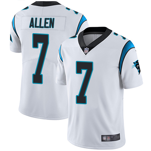 Panthers #7 Kyle Allen White Youth Stitched Football Vapor Untouchable Limited Jersey