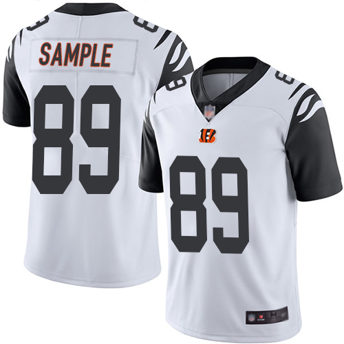 Nike Bengals #89 Drew Sample White Youth Stitched NFL Limited Rush Jersey