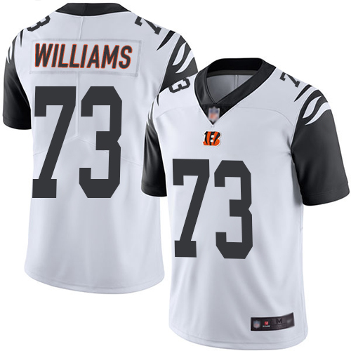 Nike Bengals #73 Jonah Williams White Youth Stitched NFL Limited Rush Jersey