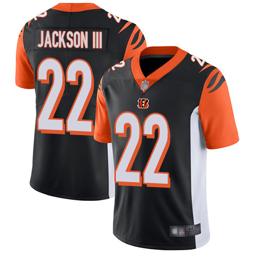 Bengals #22 William Jackson III Black Team Color Youth Stitched Football Vapor Untouchable Limited Jersey