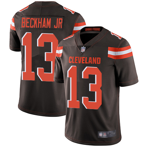 Nike Browns #13 Odell Beckham Jr Brown Team Color Youth Stitched NFL Vapor Untouchable Limited Jersey