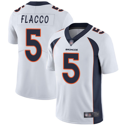 Nike Broncos #5 Joe Flacco White Youth Stitched NFL Vapor Untouchable Limited Jersey