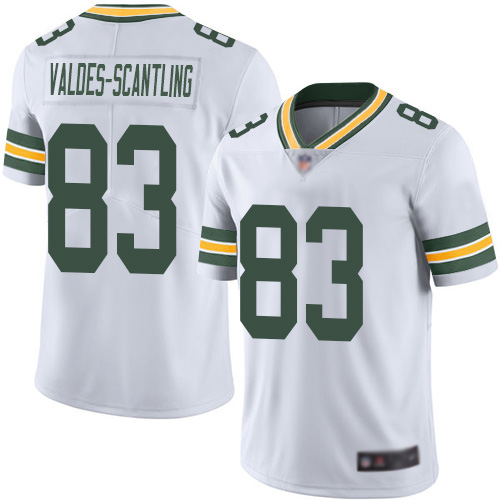 Packers #83 Marquez Valdes-Scantling White Youth Stitched Football Vapor Untouchable Limited Jersey