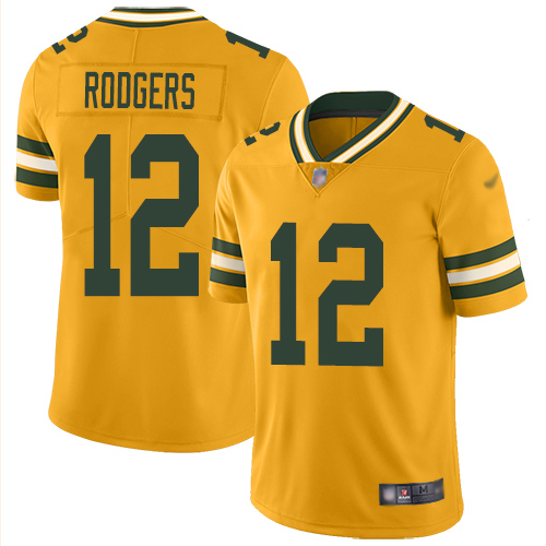 Packers #12 Aaron Rodgers Gold Youth Stitched Football Limited Inverted Legend Jersey Packers #12 Aaron Rodgers Gold Youth Stitched Football Limited Inverted Legend Jersey