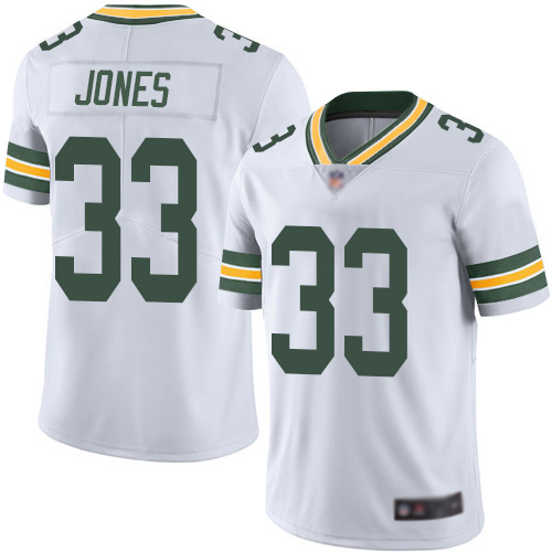 Packers #33 Aaron Jones White Youth Stitched Football Vapor Untouchable Limited Jersey