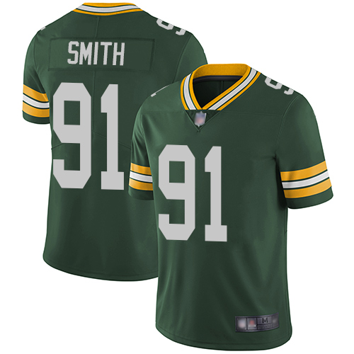 Packers #91 Preston Smith Green Team Color Youth Stitched Football Vapor Untouchable Limited Jersey