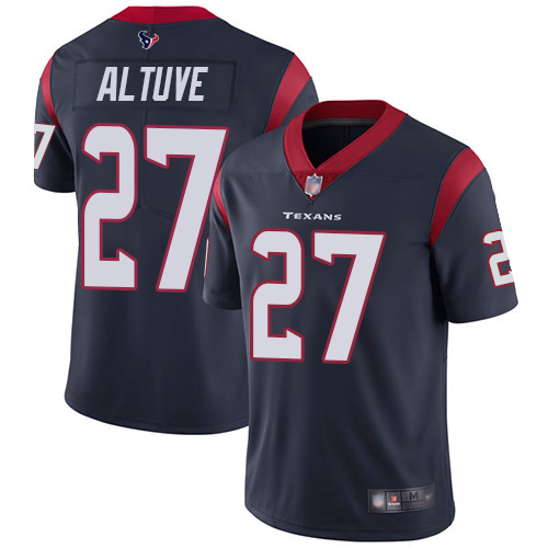 Texans #27 Jose Altuve Navy Blue Team Color Youth Stitched Football Vapor Untouchable Limited Jersey Texans #27 Jose Altuve Navy Blue Team Color Youth Stitched Football Vapor Untouchable Limited Jersey