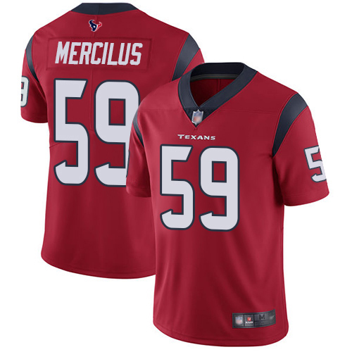 Texans #59 Whitney Mercilus Red Alternate Youth Stitched Football Vapor Untouchable Limited Jersey