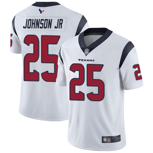 Texans #25 Duke Johnson Jr White Youth Stitched Football Vapor Untouchable Limited Jersey