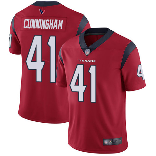 Texans #41 Zach Cunningham Red Alternate Youth Stitched Football Vapor Untouchable Limited Jersey