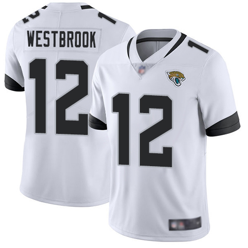 Jaguars #12 Dede Westbrook White Youth Stitched Football Vapor Untouchable Limited Jersey