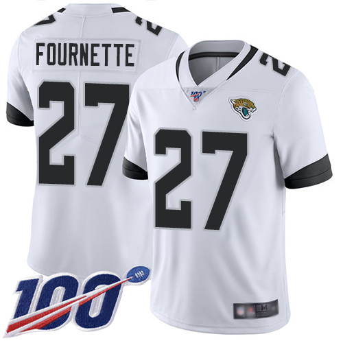 Jaguars #27 Leonard Fournette White Youth Stitched Football 100th Season Vapor Limited Jersey Jaguars #27 Leonard Fournette White Youth Stitched Football 100th Season Vapor Limited Jersey