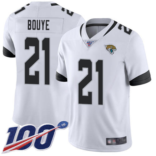 Jaguars #21 A.J. Bouye White Youth Stitched Football 100th Season Vapor Limited Jersey Jaguars #21 A.J. Bouye White Youth Stitched Football 100th Season Vapor Limited Jersey